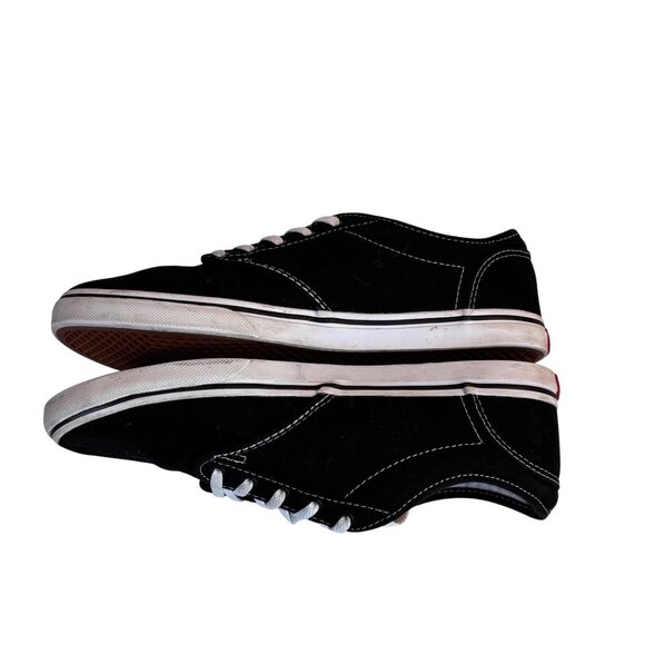 Vans Women's Black Canvas Lace-Up Sneakers Size 7.5 US Skater Streetwear Retro - Picture 5 of 11